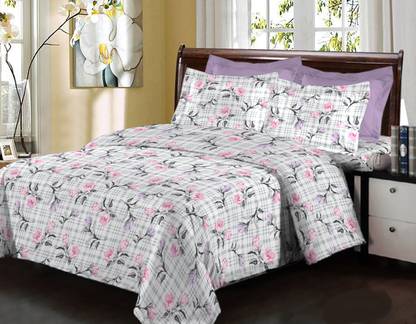 Bombay Dyeing 164 Tc Cotton Double Floral Bedsheet Buy Bombay Dyeing 164 Tc Cotton Double Floral Bedsheet Online At Best Price In India Flipkart Com