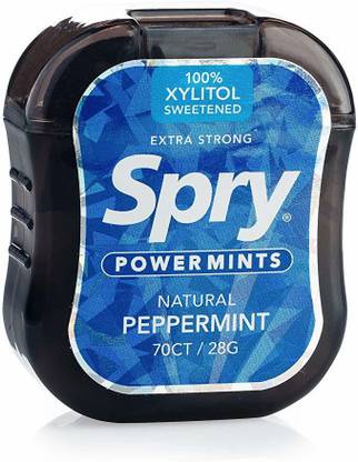 Xlear Inc Spry Xylitol Extra Strong Power Mints Peppermint 70 Count Peppermint Chewing Gum Price In India Buy Xlear Inc Spry Xylitol Extra Strong Power Mints Peppermint 70 Count Peppermint Chewing