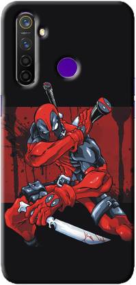 NDCOM Back Cover for Oppo Realme 5 Pro Deadpool Printed