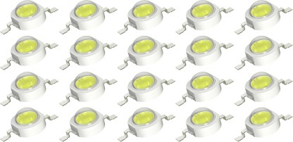 10pcs Real Full Watt CREE 1W 3W High Power LED lamp Bulb Diodes SMD 110-120LM LE 