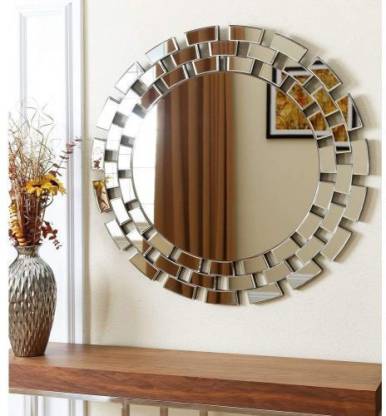 Alfa Design Puzzle Decorative, Decorative Round Wall Mirrors