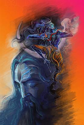 Lord Shiva tandav Original Artwork Posters | HD Poster for Wall Decor (300GSM Thick Paper, Gloss Laminated) Paper Print - Religious, Art & Paintings, Decorative, Pop Art posters in India - Buy Lord Shiva tandav Original Artwork Posters | HD Poster for Wall Decor (300GSM Thick Paper, Gloss Laminated) Paper Print - Religious, Art & Paintings, Decorative, Pop Art posters in India - Buy