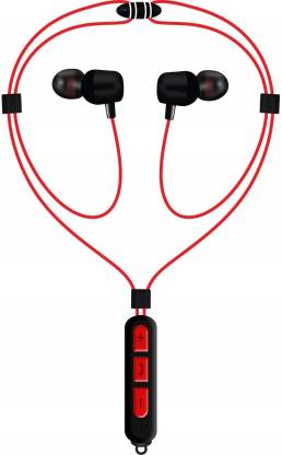 ROQ 4D HI BASS MAGNETIC BLUETOOTH EARPHONES WITH MIC AND MEMORY CARD SLOT 64 GB MP3 Player
