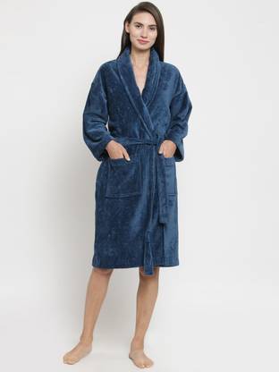 TRIDENT Blue Large Bath Robe