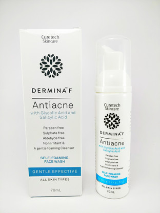 dermina anti acne face wash use