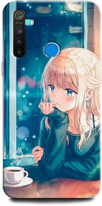 BARMANS Back Cover for Realme 5 Pro / Anime, Cartoon, Anime girl, sad, love, alone - BARMANS : BARMANS Back Cover for Realme 5 Pro / Anime, Cartoon, Anime girl, sad, love, alone - BARMANS :