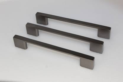 Gs Gujarat New Lock Dark Grey Color Stainless Steel Modular Kitchen Handles Cabinet Handles Kitchen Cabinet Handles Handles 8 Inches Pack Of 6 Stainless Steel Cabinet Drawer Handle Price In India Buy Gs Gujarat