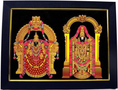99CRAFTS Tirupati Balaji Sametha Padmavathi & Lakshmi Devi Photo Frame  Religious Frame Price in India - Buy 99CRAFTS Tirupati Balaji Sametha  Padmavathi & Lakshmi Devi Photo Frame Religious Frame online at 