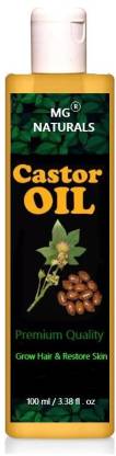 MG Naturals Pure Cold Pressed Castor Oil for Hair & Skin Oil 100 ml Hair Oil