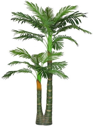 Artificial Palm Tree Green Large Leaf Plants Plastic Leaves Garden Decoration