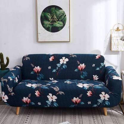 House Of Quirk Polyester Sofa Cover, How To Put A Corner Sofa Cover On