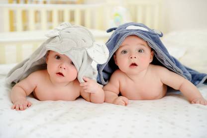 Twins Babies Wall Poster Cute Toddlers Wall Poster For Interior Little Baby Poster For Pregnancy Ward Bedroom Kids Room Wall Poster Poster For Pregnant Women Lady High Resolution 300 Gsm Poster Paper Print Children Decorative Posters In India Buy