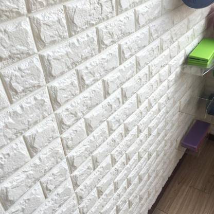 Konark Designer Wallpapers Extra Large 3d Decorative Foam Brick Wall Sticker In India At Flipkart Com - Foam Brick Wallpaper