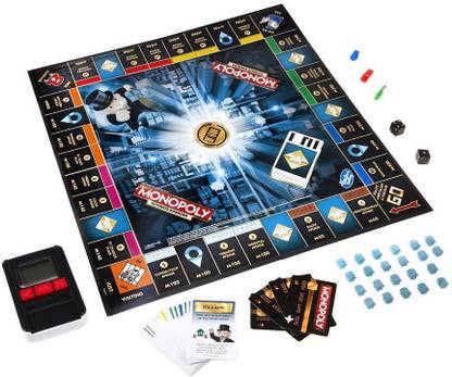 Toysee Monopoly Game Ultimate Banking Edition Board Game Electronic Banking Unit Game For Families And Kids Ages 8 And Up Money Assets Games Board Game Monopoly Game Ultimate Banking Edition