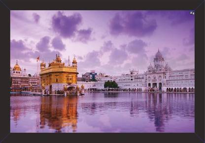 Mad Masters Golden Temple in Amritsar India Canvas Painting (19 x 13  Inches) Canvas 13 inch x 19 inch Painting Price in India - Buy Mad Masters  Golden Temple in Amritsar India