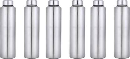 SWHF Stainless Steel Water Bottle 1 Liter (Pack of 6) 6000 ml Bottle