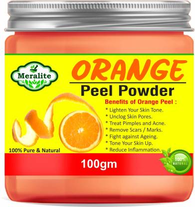 Meralite 100% Natural Orange Peel Powder For Skin, Face Pack and Hair Pack  - Price in India, Buy Meralite 100% Natural Orange Peel Powder For Skin,  Face Pack and Hair Pack Online