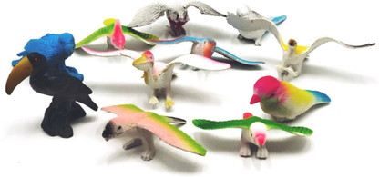 plastic toy birds