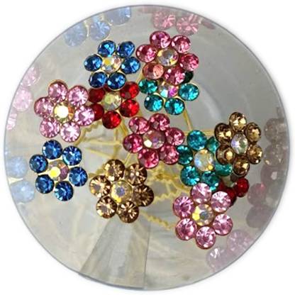 AROOMAN Set of 12 Hair Accessories stone Multicolor Juda Pins For Bun  Decoration For Women And Girls Hair Accessory Set Price in India - Buy  AROOMAN Set of 12 Hair Accessories stone