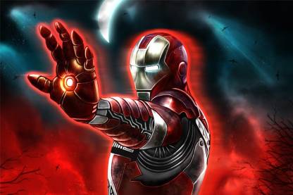 Iron Man Action 3D Image Animated 12 x 18 Wall Poster Photographic Paper -  Abstract, Animals, Animation & Cartoons, Architecture, Art & Paintings,  Children, Comics, Cuisine, Decorative, Educational, Floral & Botanical,  Gaming,