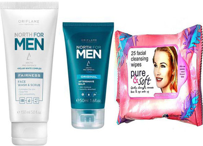 north for men face wash