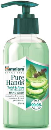 HIMALAYA Pure Hands Moisturizing Tulsi and Aloe Pump 250 ml Hand Wash Pump Dispenser