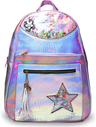 Glitter school bag clearance