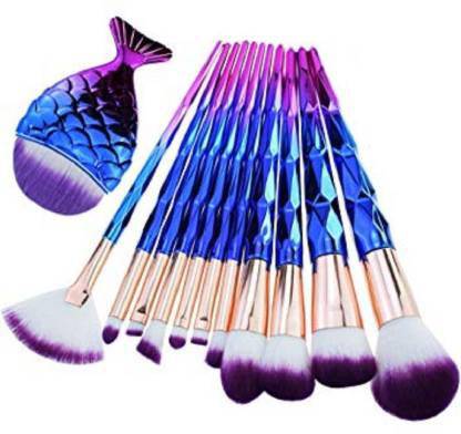 Sixplus Makeup Brushes Set 11pcs 3d Mermaid With Free Silicon Puff Price In India Buy Sixplus Makeup Brushes Set 11pcs 3d Mermaid With Free Silicon Puff Online In India Reviews Ratings