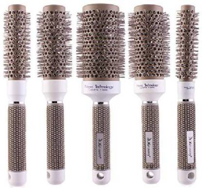 Perfe Hair Round Thermal Brush Set, Professional Nano Ceramic Ionic Barrel Hair  Styling Blow Drying Curling Brush, 5 Different Sizes [CAT_3979] - Price in  India, Buy Perfe Hair Round Thermal Brush Set,