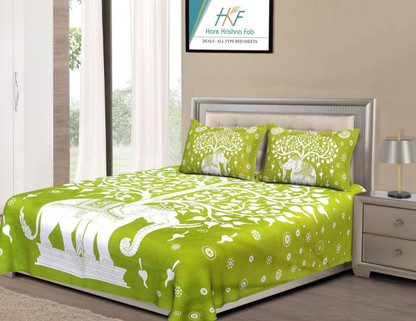 Handwoven 154 TC Cotton Double Jaipuri 