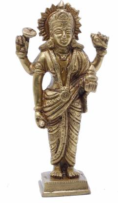 StatueStudio Brass Dhanwantri Murti For Home Elegant Lord Vishnu Statue ...