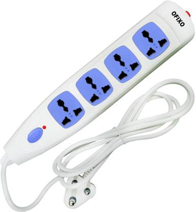 Ofixo Power Strip 4 Outlet Plug Electrical Adapter Ul Listed Socket Overload Protection 1 5 Meter Extension Cord Travel Adapter Extension Board 4 Socket Extension Boards Price In India Buy Ofixo Power