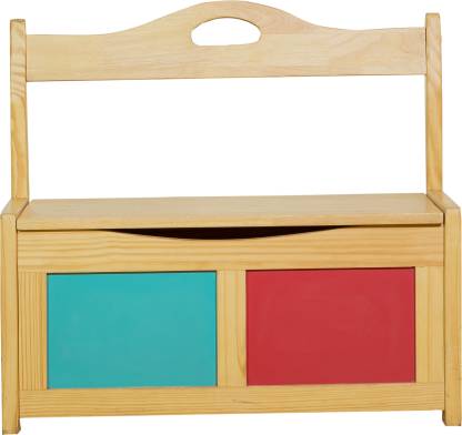 Funiture4kids Toy Box Bench Style Solid, Childrens Wooden Storage Bench