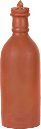 Vedgyan Organic Clay Water Bottle (Natural Self-Cooling Claypot Bottle, 1000 ML) 1000 ml Bottle