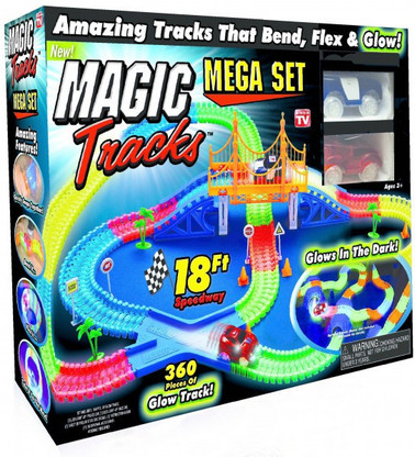 Bend Flex Night Glow Running Car Toy 