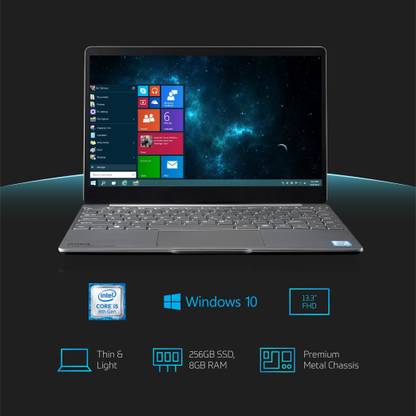MarQ by Flipkart Falkon Aerbook Core i5 8th Gen - (8 GB/256 GB SSD/Windows 10 Home) MAi5882SWT Thin and Light Laptop
