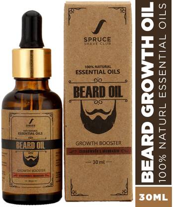 Spruce Shave Club Beard Oil For Beard Growth | 100% Natural Hair Oil
