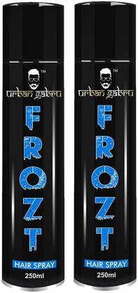 urbangabru Frozt Hair Spray Extreme Hold for Women & Men| No Gas| Freeze  Hair- Pack Of 2 Hair Spray - Price in India, Buy urbangabru Frozt Hair Spray  Extreme Hold for Women
