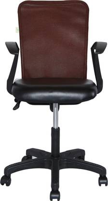 Timber cheese leatherette office executive chair clearance