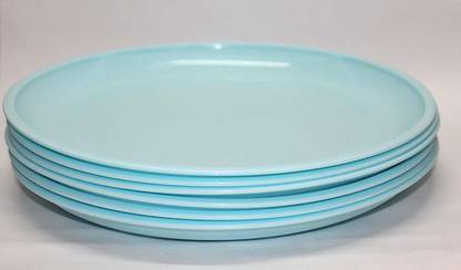 Kanha Pack Of 12 Plastic Microwave Safe Unbreakable Round Full Plates With Bowl Pack Of 6 Plates 6 Bowl Set Dinner Set Price In India Buy Kanha Pack Of