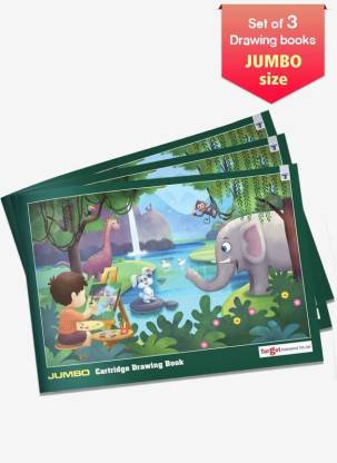 Target Publications Drawing Book Jumbo Size | Sketch Pad for Kids, Students  and Artists | 34