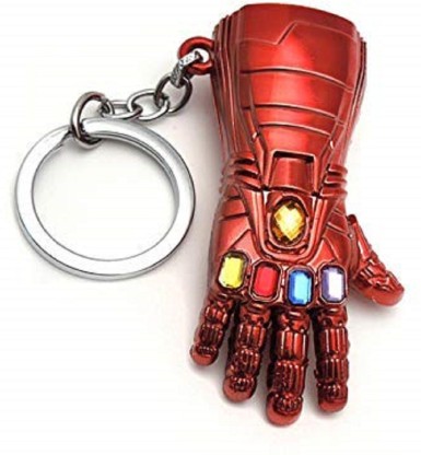 Avengers Endgame Iron Man Infinity Gauntlet Alloy Key Chains Keychain Keyrings 