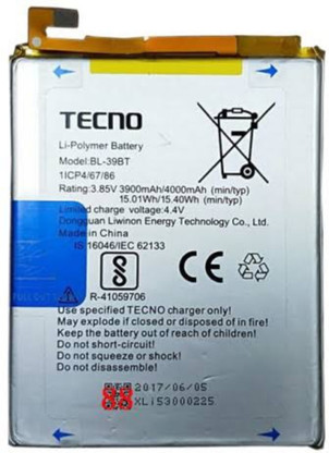 tecno i5 pro battery