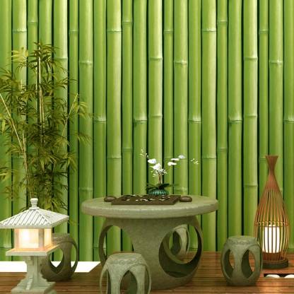 Flipkart SmartBuy 600 cm Wall Stickers Wallpaper Lucky Bamboo Tree Forest  Self Adhesive Office Decoration Modern Self Adhesive Sticker Price in India  - Buy Flipkart SmartBuy 600 cm Wall Stickers Wallpaper Lucky