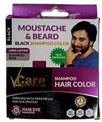 Vcare Shampoo Hair Color Black, 5 ml (Pack of 10) Hair Color (BLACK) ,  BLACK - Price in India, Buy Vcare Shampoo Hair Color Black, 5 ml (Pack of  10) Hair Color (