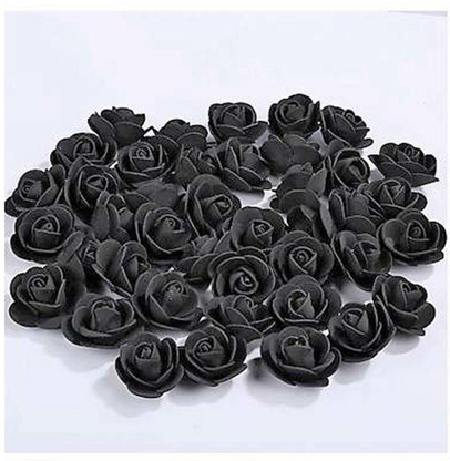 black foam flowers