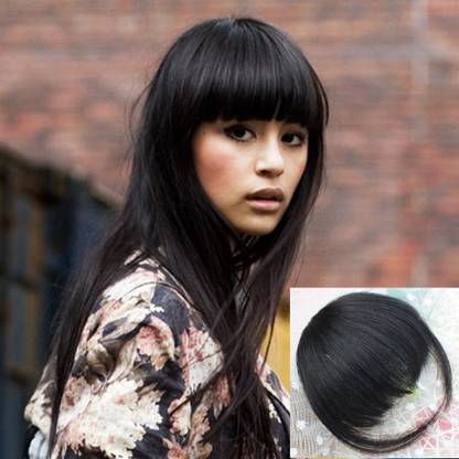 CRIBE Natural Black Fringe/ Bangs Hair Extension Price in India - Buy CRIBE Natural Black Fringe/ Bangs Hair Extension online at CRIBE Natural Black Fringe/ Bangs Hair Extension Price in India - Buy CRIBE Natural Black Fringe/ Bangs Hair Extension online at