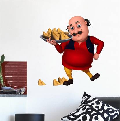 Decals Creation 35 cm Motu Wall Sticker Self Adhesive Sticker Price in ...