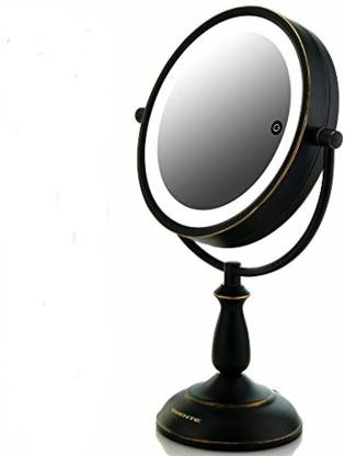 Ovente Tabletop Vanity Mirror, Black Tabletop Vanity Mirror