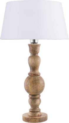 Homesake Hand Turned Wood Bubble, Hand Turned Wooden Table Lamps